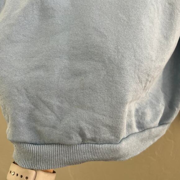 Nili Lotan $325 Printed Classic Crewneck Sweatshirt in Light Blue - Picture 9 of 9